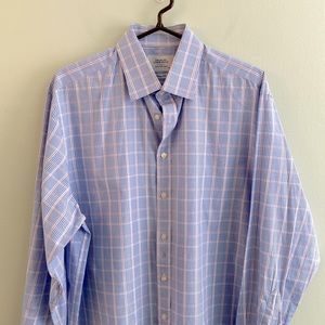 2/$32 Charles Tyrwhitt Cotton blue shirt